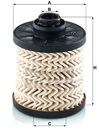 Kuro filtras MANN-FILTER PU 7011 z