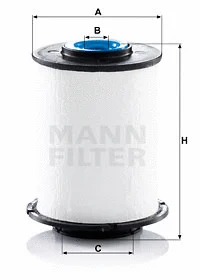 Kuro filtras MANN-FILTER PU 7012 z
