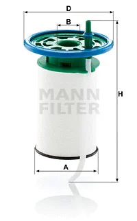 Kuro filtras MANN-FILTER PU 7015