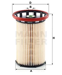 Kuro filtras MANN-FILTER PU 8007