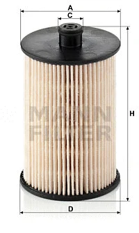 Kuro filtras MANN-FILTER PU 823 x
