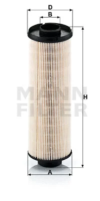 Kuro filtras MANN-FILTER PU 850 x