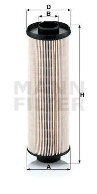 Kuro filtras MANN-FILTER PU 855 x