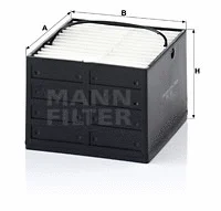 Kuro filtras MANN-FILTER PU 88