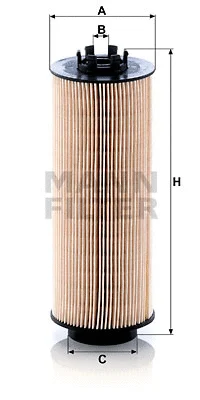 Kuro filtras MANN-FILTER PU 966/2 x