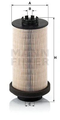 Kuro filtras MANN-FILTER PU 999/1 x