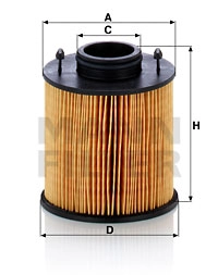 Urėjos filtras MANN-FILTER U 620/3 z KIT