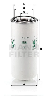 Alyvos filtras MANN-FILTER W 13 145/1
