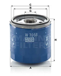 Alyvos filtras MANN-FILTER W 7056