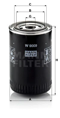 Alyvos filtras MANN-FILTER W 9009