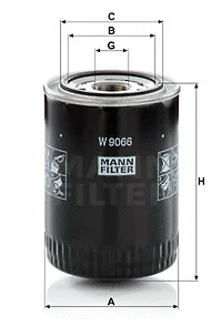 Alyvos filtras MANN-FILTER W 9066