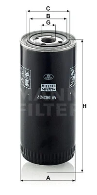Alyvos filtras MANN-FILTER W 962/27