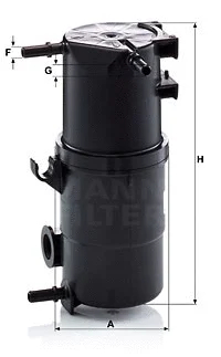 Kuro filtras MANN-FILTER WK 10 034 z