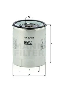 Kuro filtras MANN-FILTER WK 1040/1 x