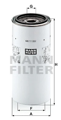 Kuro filtras MANN-FILTER WK 11 002 x