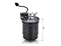 Kuro filtras MANN-FILTER WK 11 024