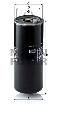 Kuro filtras MANN-FILTER WK 12 111