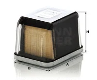 Kuro filtras MANN-FILTER WK 13 001