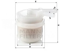 Kuro filtras MANN-FILTER WK 42/10