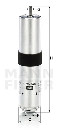Kuro filtras MANN-FILTER WK 5010