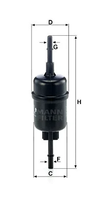 Kuro filtras MANN-FILTER WK 511/2
