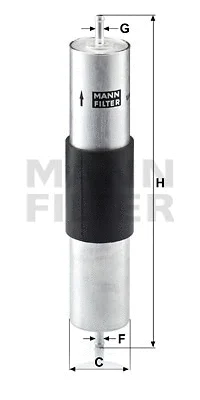 Kuro filtras MANN-FILTER WK 516/1