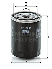 Kuro filtras MANN-FILTER WK 7041