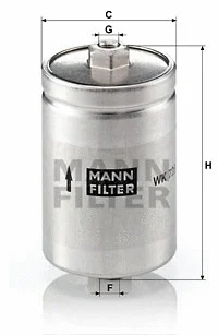 Kuro filtras MANN-FILTER WK 725