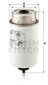 Kuro filtras MANN-FILTER WK 8014