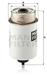 Kuro filtras MANN-FILTER WK 8015