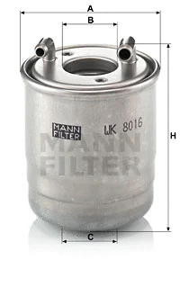 Kuro filtras MANN-FILTER WK 8016 x