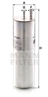 Kuro filtras MANN-FILTER WK 8058