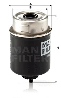 Kuro filtras MANN-FILTER WK 8100