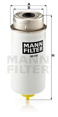 Kuro filtras MANN-FILTER WK 8104