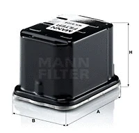 Kuro filtras MANN-FILTER WK 8106