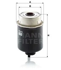 Kuro filtras MANN-FILTER WK 8113