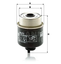 Kuro filtras MANN-FILTER WK 8118
