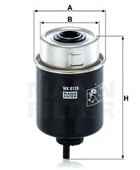 Kuro filtras MANN-FILTER WK 8126