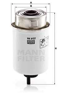 Kuro filtras MANN-FILTER WK 8137