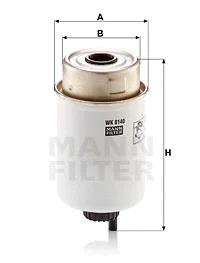 Kuro filtras MANN-FILTER WK 8140