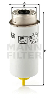 Kuro filtras MANN-FILTER WK 8154