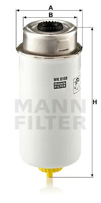 Kuro filtras MANN-FILTER WK 8158