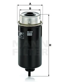 Kuro filtras MANN-FILTER WK 8162