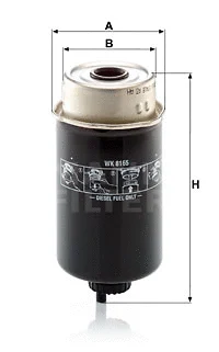 Kuro filtras MANN-FILTER WK 8165