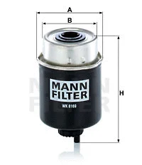 Kuro filtras MANN-FILTER WK 8169