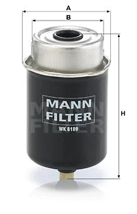 Kuro filtras MANN-FILTER WK 8189