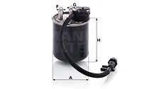 Kuro filtras MANN-FILTER WK 820/18