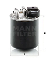 Kuro filtras MANN-FILTER WK 820/20