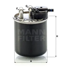 Kuro filtras MANN-FILTER WK 820/21