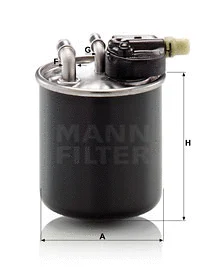 Kuro filtras MANN-FILTER WK 820/22